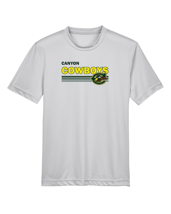 Canyon HS Track & Field Stripes - Youth Performance Shirt