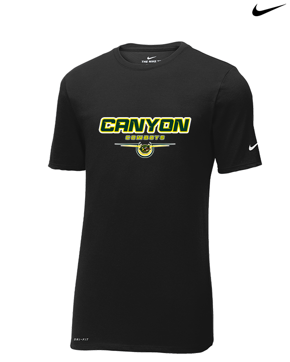 Canyon HS XC Design - Mens Nike Cotton Poly Tee