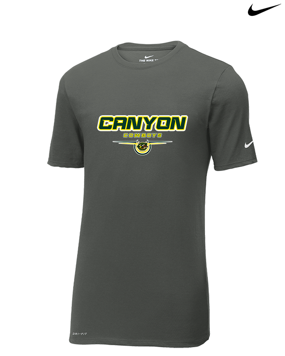 Canyon HS XC Design - Mens Nike Cotton Poly Tee