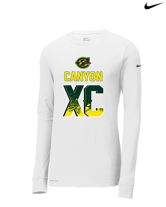 Canyon HS XC Splatter - Mens Nike Longsleeve
