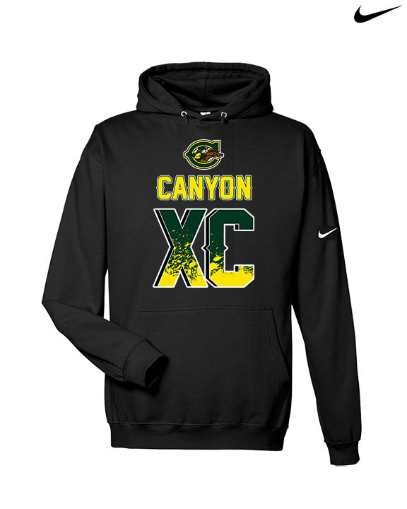Canyon HS XC Splatter - Nike Club Fleece Hoodie