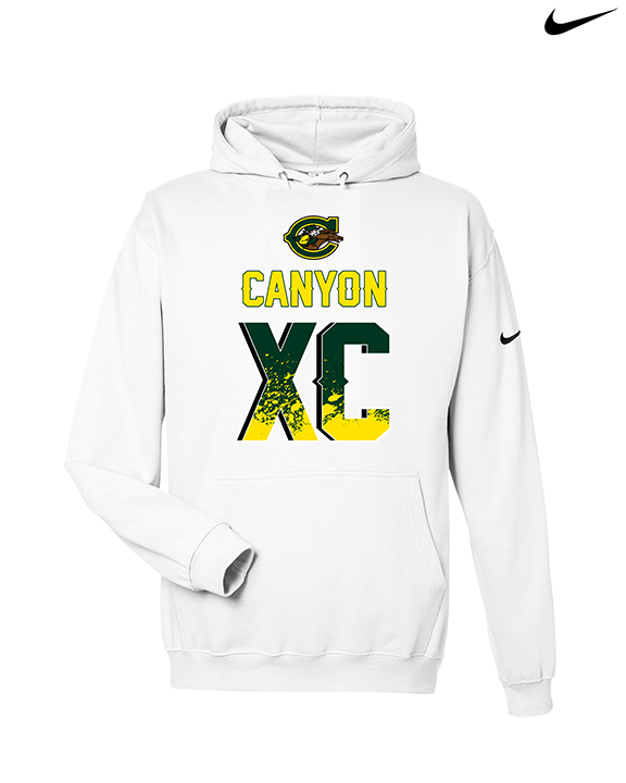 Canyon HS XC Splatter - Nike Club Fleece Hoodie