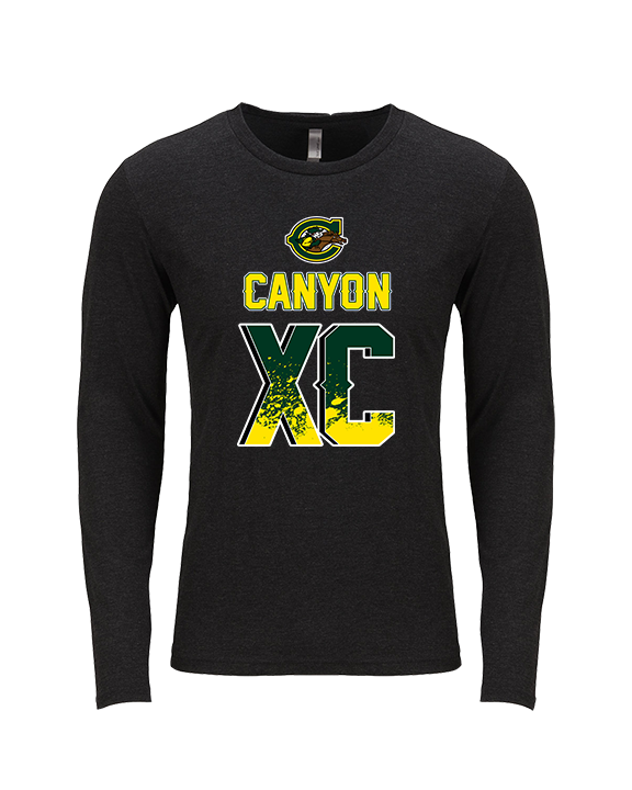 Canyon HS XC Splatter - Tri-Blend Long Sleeve