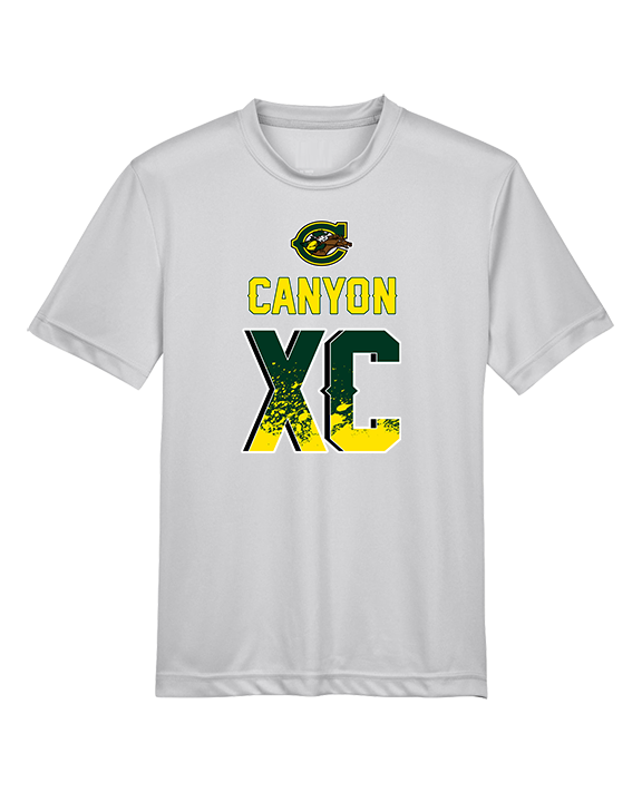 Canyon HS XC Splatter - Youth Performance Shirt
