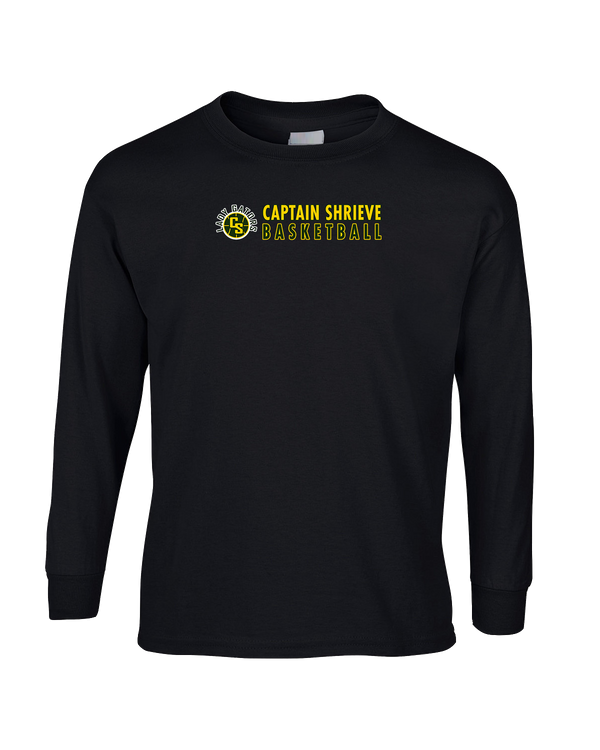 Captain Shreve HS Girls Basketball Basic - Mens Cotton Long Sleeve