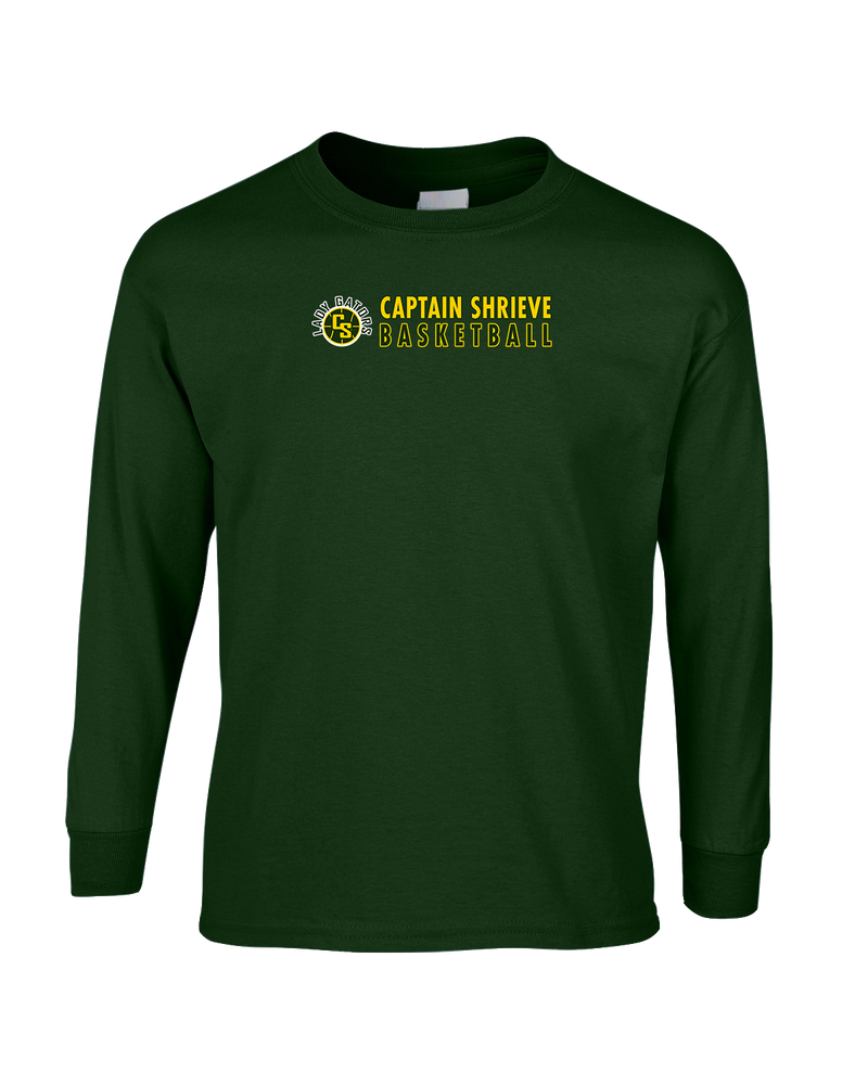 Captain Shreve HS Girls Basketball Basic - Mens Cotton Long Sleeve