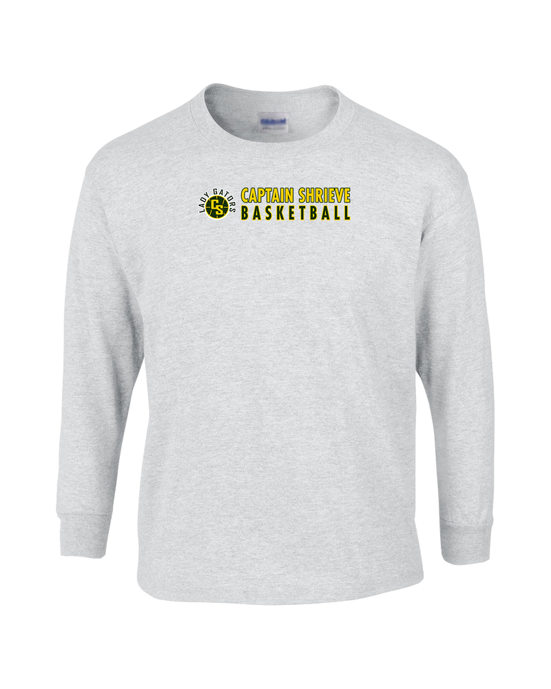 Captain Shreve HS Girls Basketball Basic - Mens Cotton Long Sleeve
