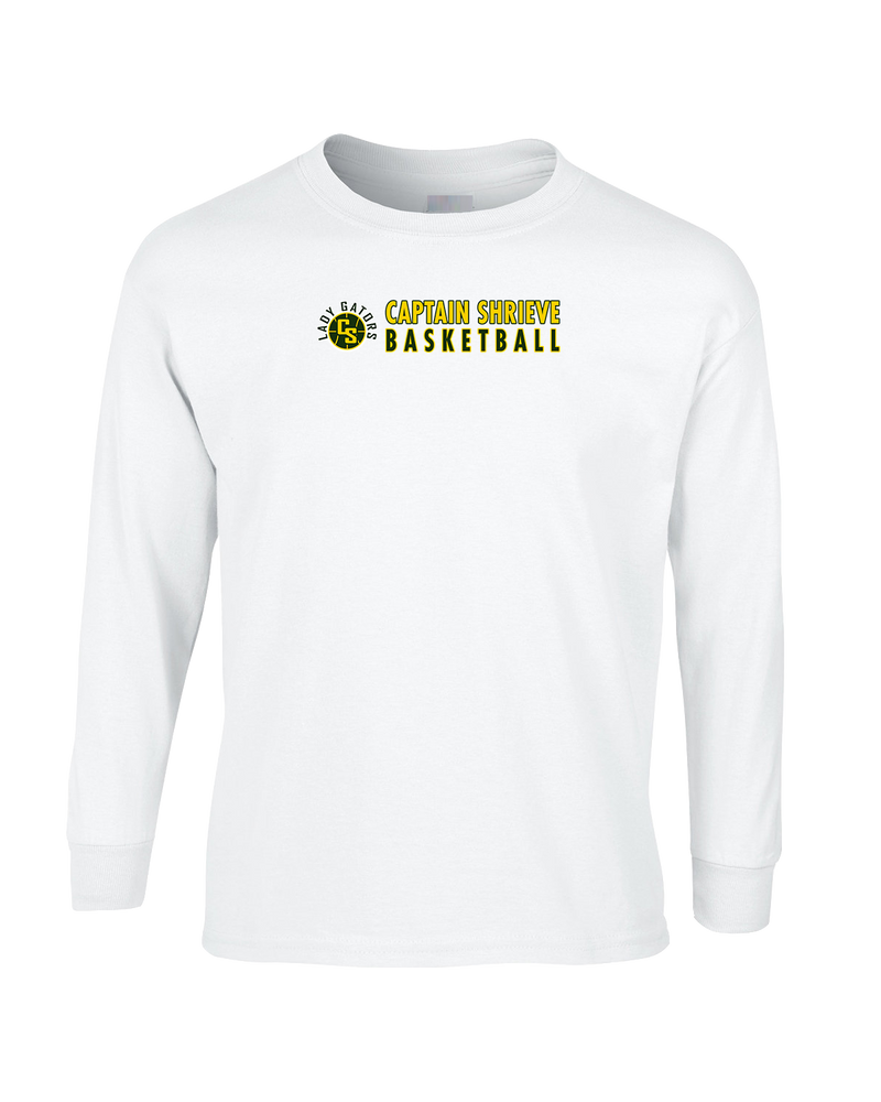 Captain Shreve HS Girls Basketball Basic - Mens Cotton Long Sleeve