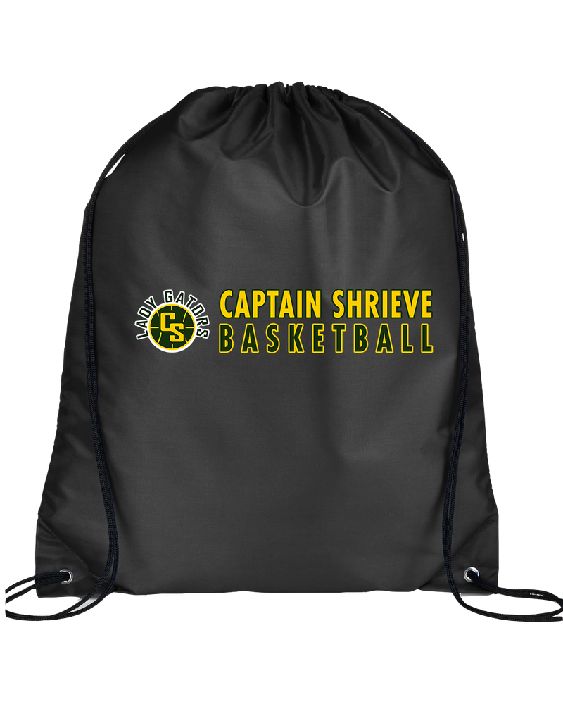 Captain Shreve HS Girls Basketball Basic - Drawstring Bag