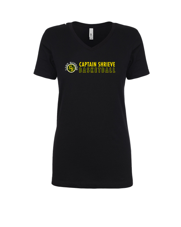 Captain Shreve HS Girls Basketball Basic - Womens V-Neck