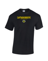 Captain Shreve HS Girls Basketball Block - Cotton T-Shirt