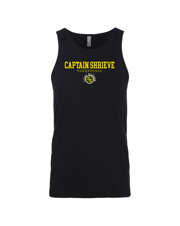 Captain Shreve HS Girls Basketball Block - Mens Tank Top