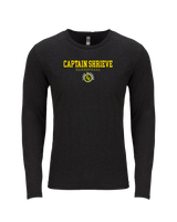 Captain Shreve HS Girls Basketball Block - Tri Blend Long Sleeve