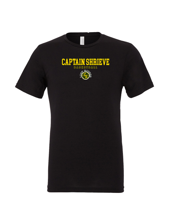 Captain Shreve HS Girls Basketball Block - Mens Tri Blend Shirt