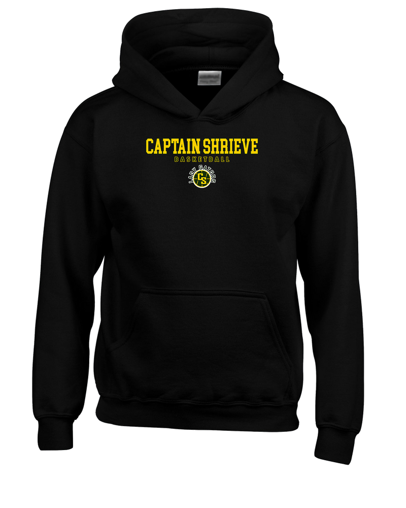 Captain Shreve HS Girls Basketball Block - Cotton Hoodie