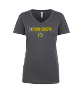 Captain Shreve HS Girls Basketball Block - Womens V-Neck