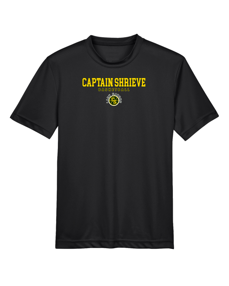 Captain Shreve HS Girls Basketball Block - Youth Performance T-Shirt