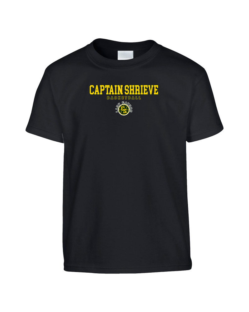 Captain Shreve HS Girls Basketball Block - Youth T-Shirt