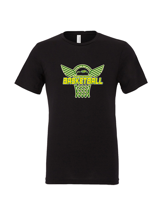Captain Shreve HS Boys Basketball Nothing But Net - Tri-Blend Shirt