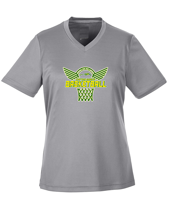 Captain Shreve HS Boys Basketball Nothing But Net - Womens Performance Shirt