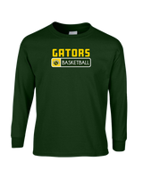 Captain Shreve HS Girls Basketball Pennant - Mens Cotton Long Sleeve