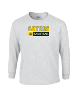 Captain Shreve HS Girls Basketball Pennant - Mens Cotton Long Sleeve