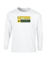 Captain Shreve HS Girls Basketball Pennant - Mens Cotton Long Sleeve