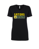 Captain Shreve HS Girls Basketball Pennant - Womens V-Neck