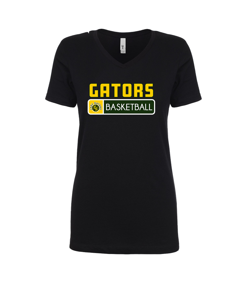 Captain Shreve HS Girls Basketball Pennant - Womens V-Neck