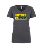 Captain Shreve HS Girls Basketball Pennant - Womens V-Neck