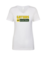 Captain Shreve HS Girls Basketball Pennant - Womens V-Neck