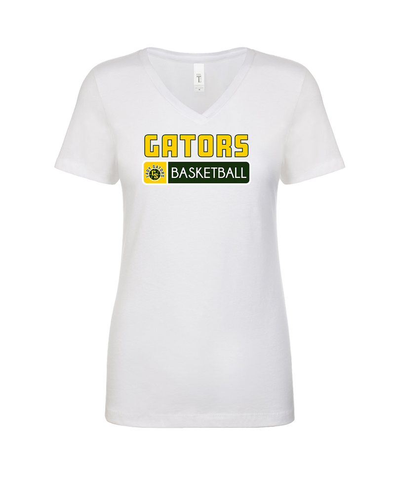 Captain Shreve HS Girls Basketball Pennant - Womens V-Neck