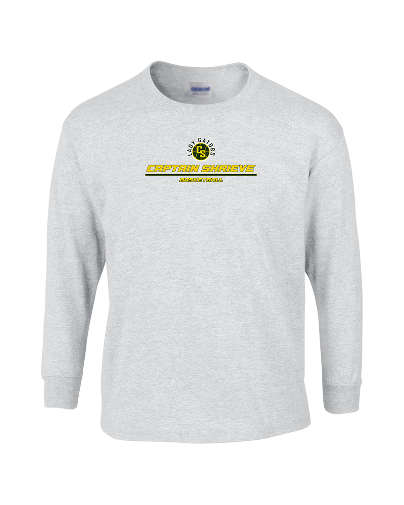 Captain Shreve HS Girls Basketball Split - Mens Cotton Long Sleeve