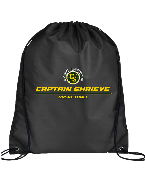 Captain Shreve HS Girls Basketball Split - Drawstring Bag