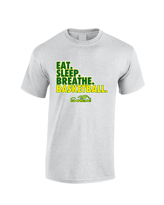 Captain Shreve HS Boys Basketball Eat Sleep Breathe - Cotton T-Shirt