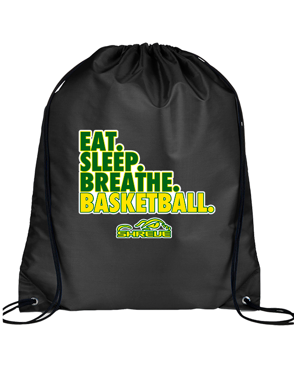 Captain Shreve HS Boys Basketball Eat Sleep Breathe - Drawstring Bag