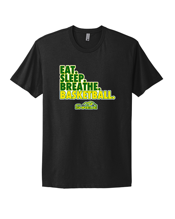 Captain Shreve HS Boys Basketball Eat Sleep Breathe - Mens Select Cotton T-Shirt
