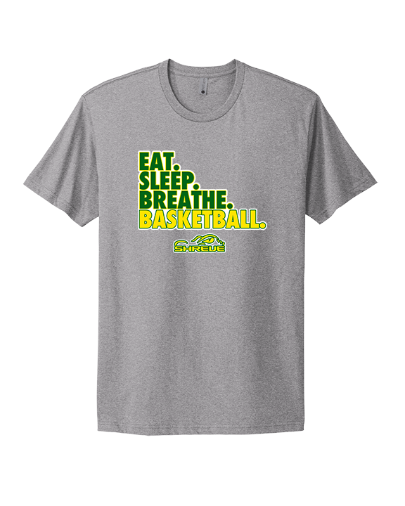 Captain Shreve HS Boys Basketball Eat Sleep Breathe - Mens Select Cotton T-Shirt