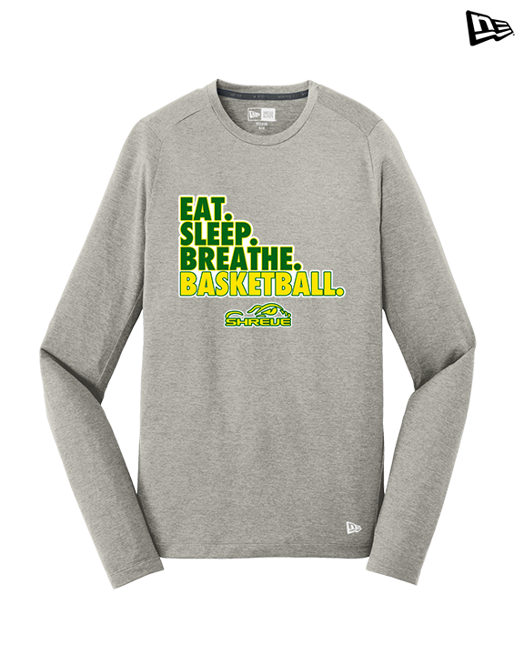 Captain Shreve HS Boys Basketball Eat Sleep Breathe - New Era Performance Long Sleeve