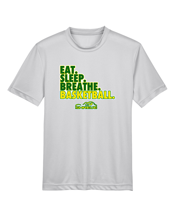 Captain Shreve HS Boys Basketball Eat Sleep Breathe - Youth Performance Shirt
