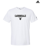 Carbondale HS Softball Block - Mens Adidas Performance Shirt