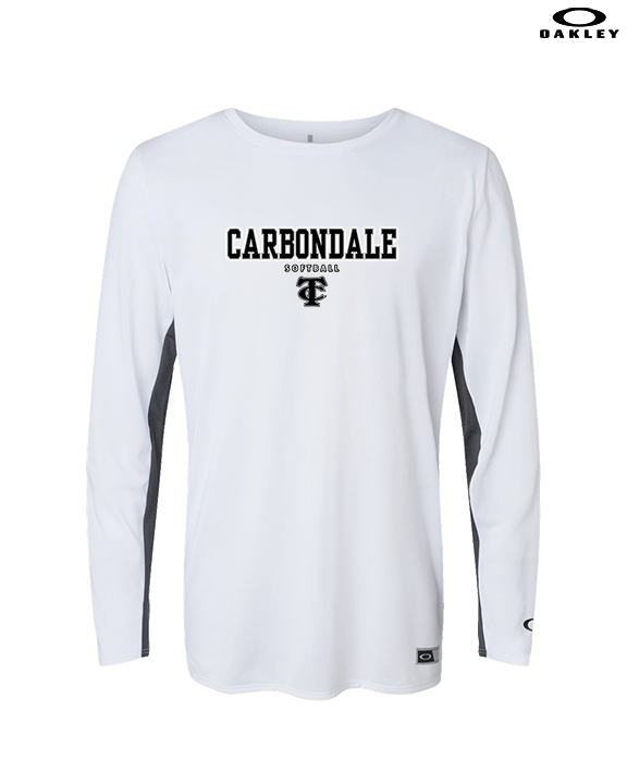 Carbondale HS Softball Block - Mens Oakley Longsleeve