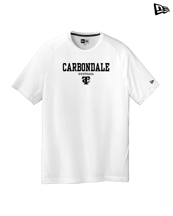Carbondale HS Softball Block - New Era Performance Shirt