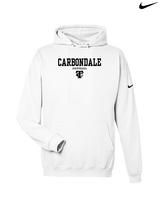 Carbondale HS Softball Block - Nike Club Fleece Hoodie