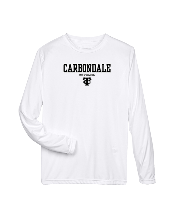Carbondale HS Softball Block - Performance Longsleeve