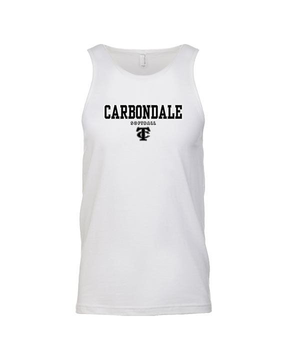 Carbondale HS Softball Block - Tank Top