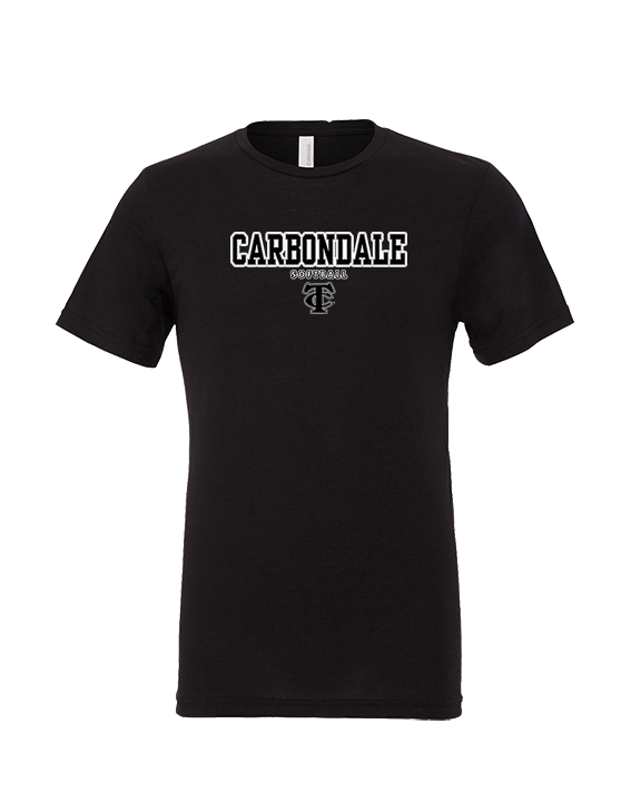 Carbondale HS Softball Block - Tri - Blend Shirt