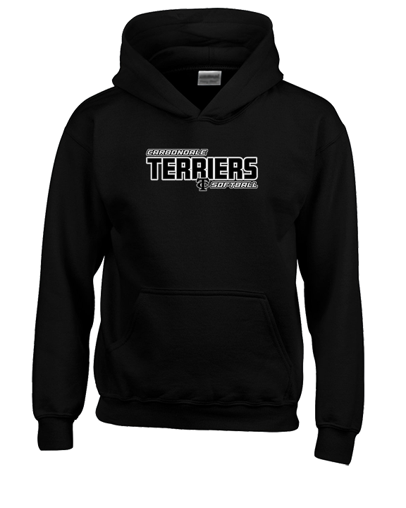 Carbondale HS Softball Bold - Youth Hoodie