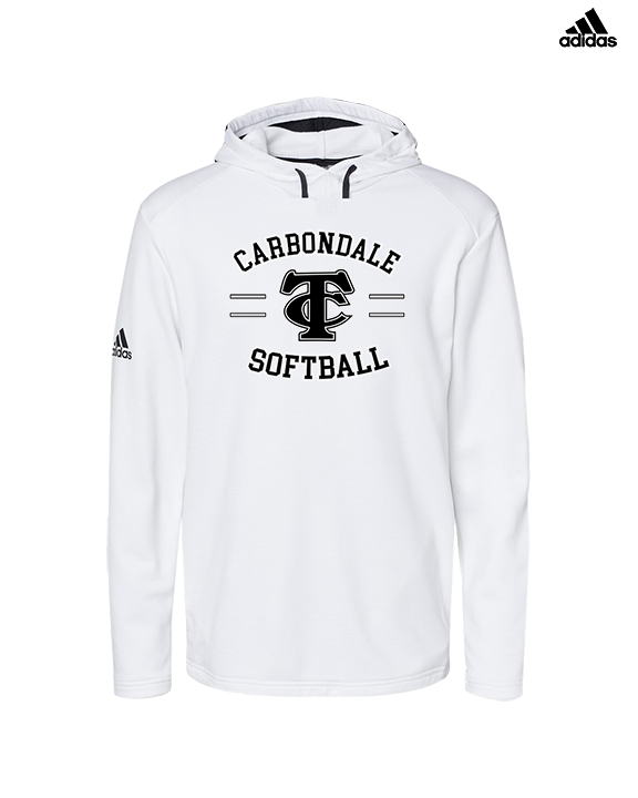 Carbondale HS Softball Curve - Mens Adidas Hoodie