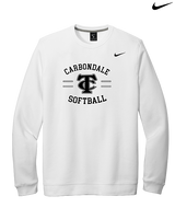 Carbondale HS Softball Curve - Mens Nike Crewneck